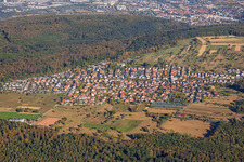 Du sud à le quartier Spessart in Ettlingen dans le département Bade-Wurtemberg, Allemagne