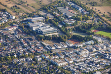 Parc industriel Hewlett-Packard-Straße avec l'Université Agilent à le quartier Busenbach in Waldbronn dans le département Bade-Wurtemberg, Allemagne