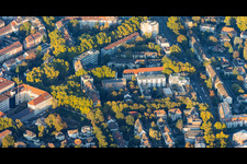 Kurfürstenstraße, Lisztstraße et Bayernplatz à le quartier Süd in Ludwigshafen dans le département Rhénanie-Palatinat, Allemagne