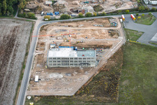 Chantier du nouveau campus de X2E pour les bâtiments administratifs et de production à Rohrbach dans le département Rhénanie-Palatinat, Allemagne