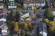 Église Sainte-Marguerite (St. Margaretha) à le quartier Wolfartsweier in Karlsruhe dans le département Bade-Wurtemberg, Allemagne