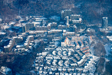 Quartier Emmertsgrund in Heidelberg dans le département Bade-Wurtemberg, Allemagne depuis l'avion