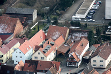 Photographie aérienne de Rheinstraße à Kandel dans le département Rhénanie-Palatinat, Allemagne