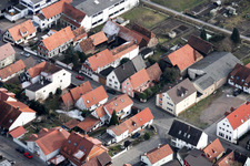 Photographie aérienne de Rue du Rhin à Kandel dans le département Rhénanie-Palatinat, Allemagne