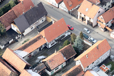 Photographie aérienne de Rue du Rhin à Kandel dans le département Rhénanie-Palatinat, Allemagne