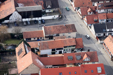 Vue aérienne de Rheinstraße x Raiffeisenstr à Kandel dans le département Rhénanie-Palatinat, Allemagne