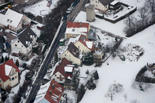 Vue aérienne de Quartier Gräfenhausen in Birkenfeld dans le département Bade-Wurtemberg, Allemagne