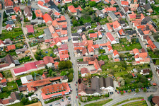 Vue oblique de Quartier Schweigen in Schweigen-Rechtenbach dans le département Rhénanie-Palatinat, Allemagne