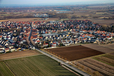 Hördt dans le département Rhénanie-Palatinat, Allemagne vue du ciel