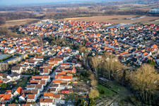 Enregistrement par drone de Hördt dans le département Rhénanie-Palatinat, Allemagne
