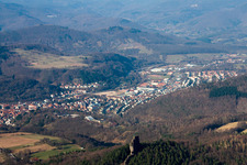 Image drone de Annweiler am Trifels dans le département Rhénanie-Palatinat, Allemagne