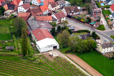 Oberhausen dans le département Rhénanie-Palatinat, Allemagne d'un drone