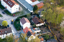 Vue aérienne de Au Schwanenweier à Kandel dans le département Rhénanie-Palatinat, Allemagne