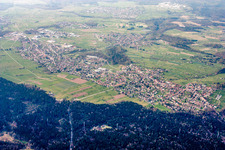 Vue aérienne de Quartier Conweiler in Straubenhardt dans le département Bade-Wurtemberg, Allemagne