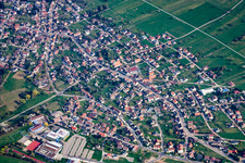 Vue oblique de Quartier Conweiler in Straubenhardt dans le département Bade-Wurtemberg, Allemagne