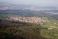 Quartier Spessart in Ettlingen dans le département Bade-Wurtemberg, Allemagne hors des airs