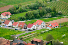 Vue aérienne de Nouvelle zone de développement à Hergersweiler dans le département Rhénanie-Palatinat, Allemagne