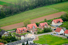 Vue aérienne de Nouvelle zone de développement à Hergersweiler dans le département Rhénanie-Palatinat, Allemagne