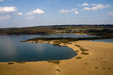Vue aérienne de Pêche avant, Ammersee à Ammersee dans le département Bavière, Allemagne