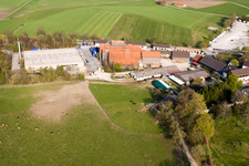 Vue aérienne de Brasserie du monastère à Andechs dans le département Bavière, Allemagne