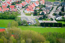 Vue aérienne de Concessionnaire automobile Citroën Schwind à Winden dans le département Rhénanie-Palatinat, Allemagne