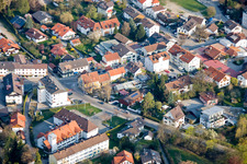 Vue aérienne de Tutzing dans le département Bavière, Allemagne