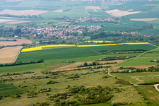 Vue aérienne de Ebertsheim dans le département Rhénanie-Palatinat, Allemagne