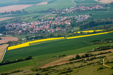 Vue aérienne de Ebertsheim dans le département Rhénanie-Palatinat, Allemagne