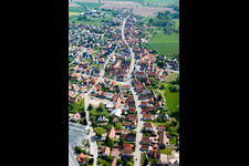 Photographie aérienne de Niederrœdern dans le département Bas Rhin, France