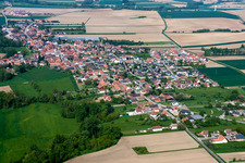 Niederrœdern dans le département Bas Rhin, France hors des airs