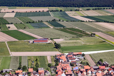 Vue aérienne de Pension pour chevaux Seehof à Hatzenbühl dans le département Rhénanie-Palatinat, Allemagne