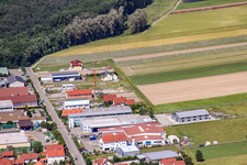 Vue aérienne de Nouvelle zone de développement Im Gereut à Hatzenbühl dans le département Rhénanie-Palatinat, Allemagne