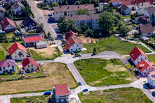 Sur la haute piste à Kandel dans le département Rhénanie-Palatinat, Allemagne d'en haut