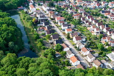 Elsässerstr à Kandel dans le département Rhénanie-Palatinat, Allemagne hors des airs