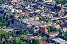 Vue aérienne de Verrouillage à Rastatt dans le département Bade-Wurtemberg, Allemagne
