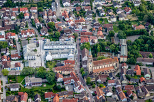 Photographie aérienne de Administration communale, St. Vinzenz, Hauptstr à Sinzheim dans le département Bade-Wurtemberg, Allemagne