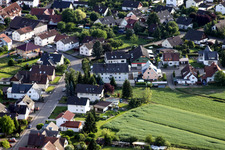 Quartier Sand in Willstätt dans le département Bade-Wurtemberg, Allemagne hors des airs
