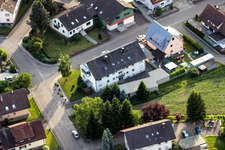 Photographie aérienne de Gartenstr à le quartier Sand in Willstätt dans le département Bade-Wurtemberg, Allemagne