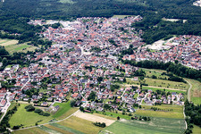 Photographie aérienne de Soufflenheim dans le département Bas Rhin, France