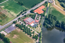 Vue aérienne de TC 1963 eV Leimersheim à Leimersheim dans le département Rhénanie-Palatinat, Allemagne