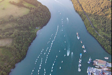 Vue aérienne de Sandquay dans le département Angleterre, Grande Bretagne