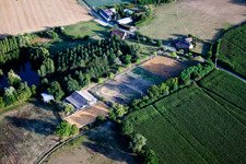 Dollon dans le département Sarthe, France hors des airs