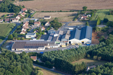 Métaseval à Semur-en-Vallon dans le département Sarthe, France d'en haut