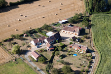 Photographie aérienne de Semur-en-Vallon dans le département Sarthe, France