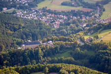 Vue aérienne de Altleiningen dans le département Rhénanie-Palatinat, Allemagne