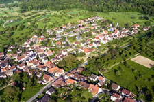 Quartier Gräfenhausen in Birkenfeld dans le département Bade-Wurtemberg, Allemagne vue du ciel