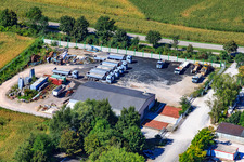 Vue aérienne de Finger Beton GmbH à Kuhardt dans le département Rhénanie-Palatinat, Allemagne