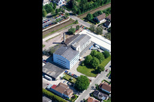 Vue aérienne de Eichenauer à Jahnstr à Kandel dans le département Rhénanie-Palatinat, Allemagne