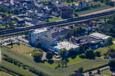 Vue aérienne de Klocke Pharma GmbH à le quartier Urloffen in Appenweier dans le département Bade-Wurtemberg, Allemagne