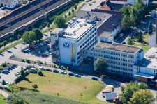Vue aérienne de Klocke Pharma GmbH à le quartier Urloffen in Appenweier dans le département Bade-Wurtemberg, Allemagne